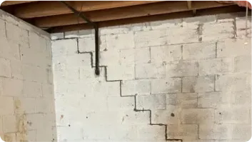 Stair-Step Cracks