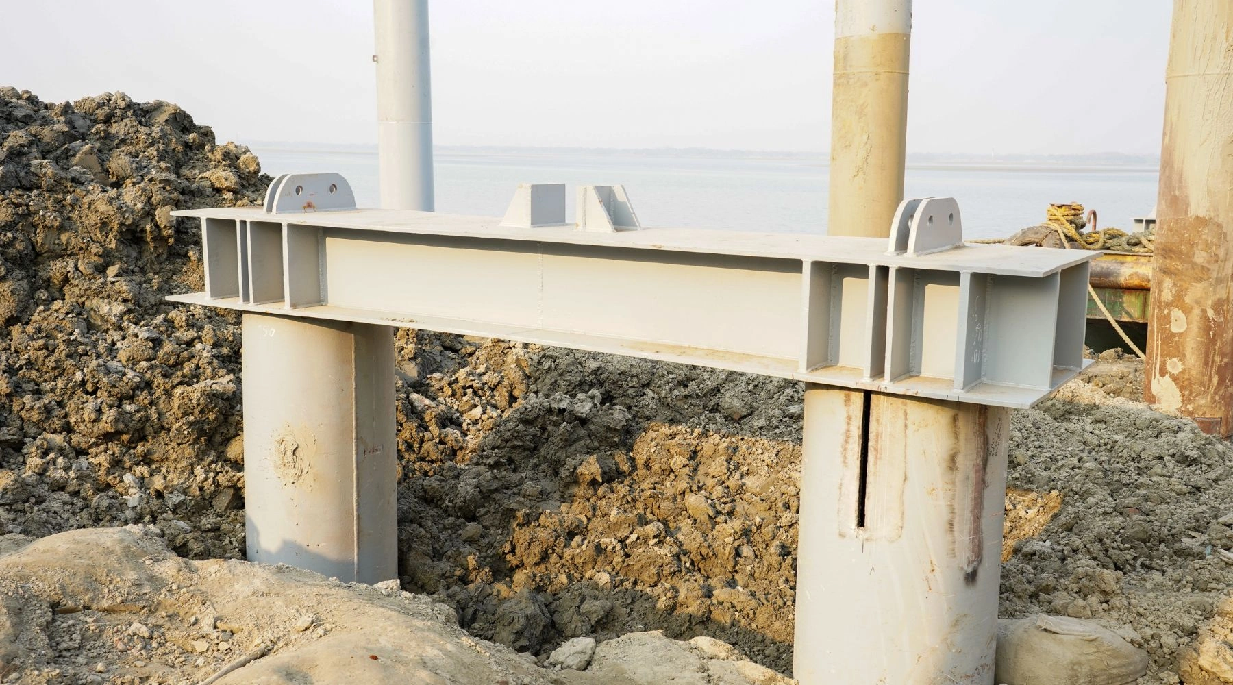 helical piers new construction